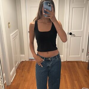 Black Abercrombie and Fitch tank top